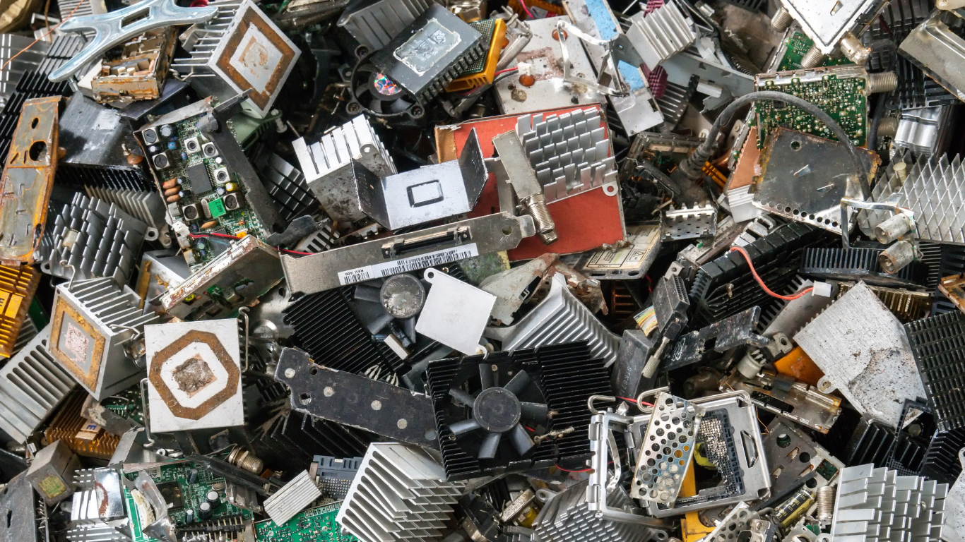 Boards, heatsinks, chips — hardware that lives on